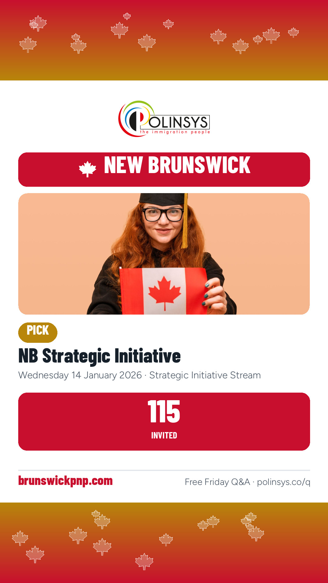 NB Strategic Initiative — 115 invitations, 14 January 2026